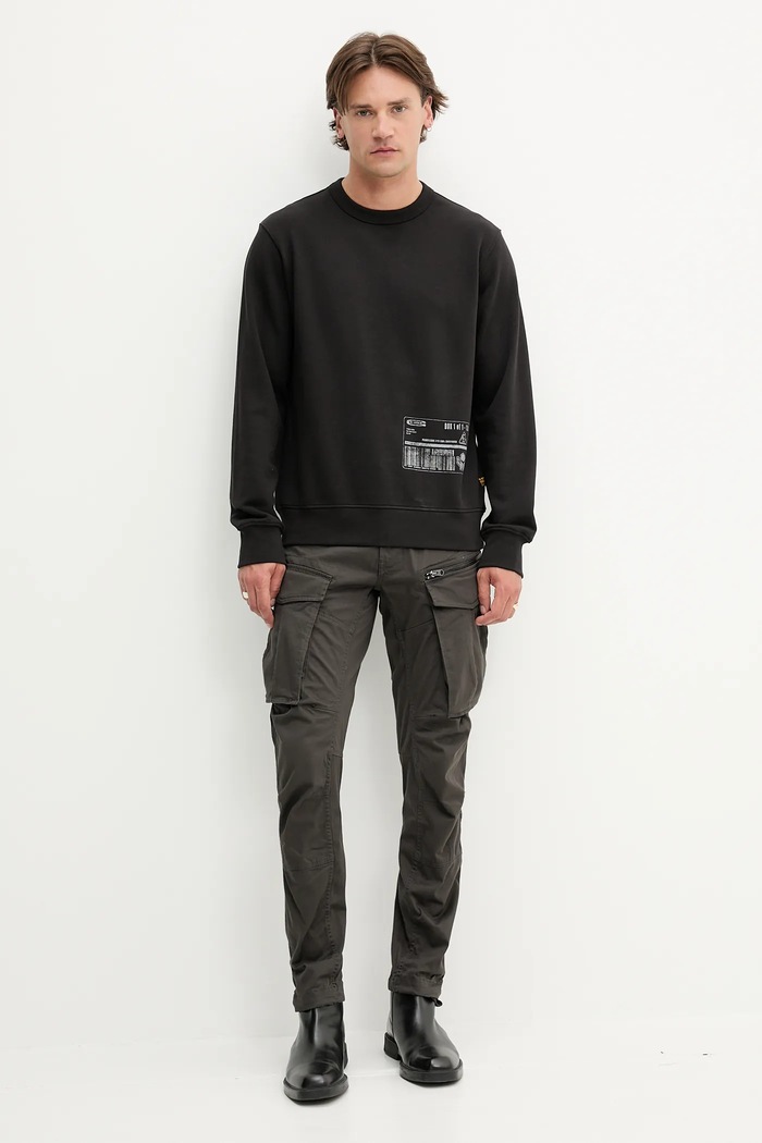 Kalhoty G-Star Rovic zip 3d regular tapered D02190.5126.976 šedá AA00
