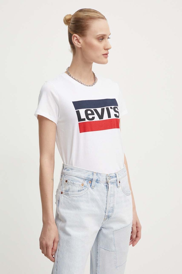 Levi's - Top The Perfect Tee Sportswear biela 17369.0297