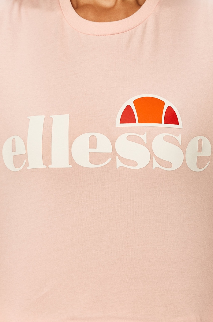 Бавовняна футболка Ellesse SGS03237 рожевий