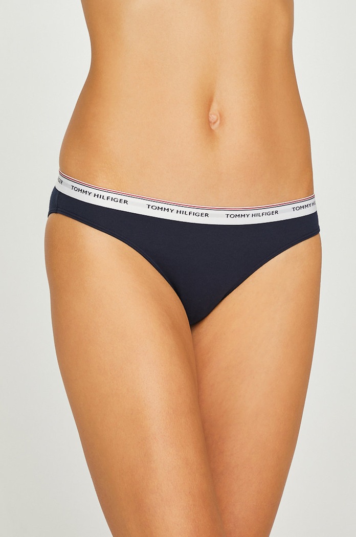 Tommy Hilfiger Nohavičky (3-pak) tmavomodrá UW0UW00043...