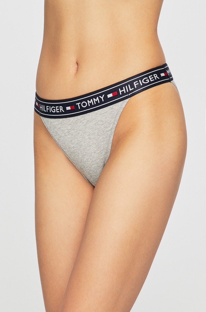 Tommy Hilfiger - Σλιπ γκρί UW0UW00726.