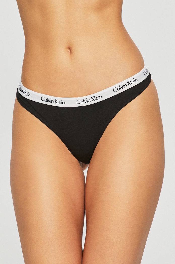 Calvin Klein Underwear Tangá (3-pak) čierna 000QD3587E...