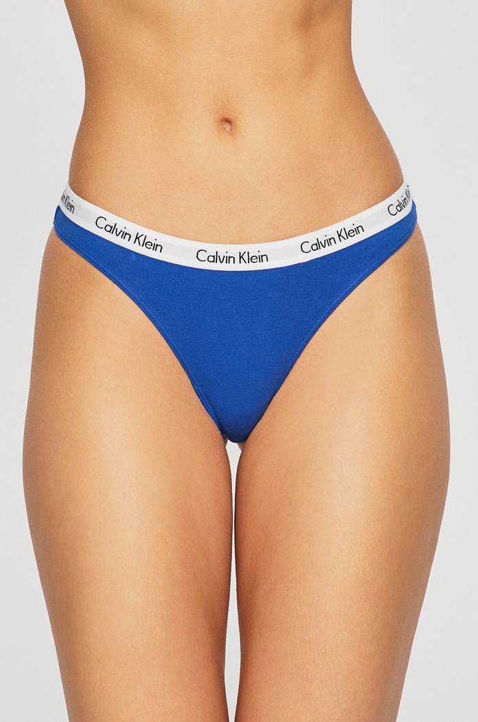 Calvin Klein Underwear Tangá (3-pak) 000QD3587E... čierna AA00