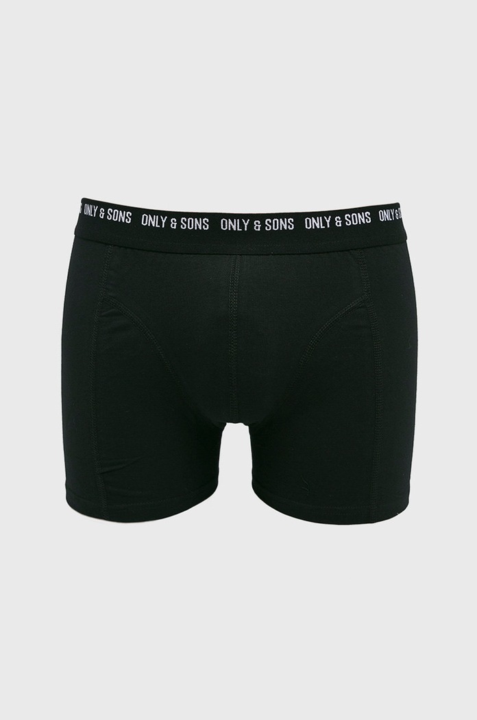 Only & Sons - Bokserki (3-pack) dzianina czarny 22011050