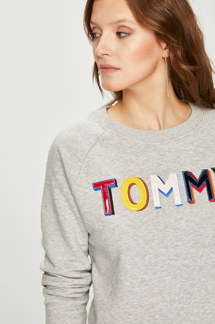 Tommy Hilfiger - Mikina sivá WW0WW22298