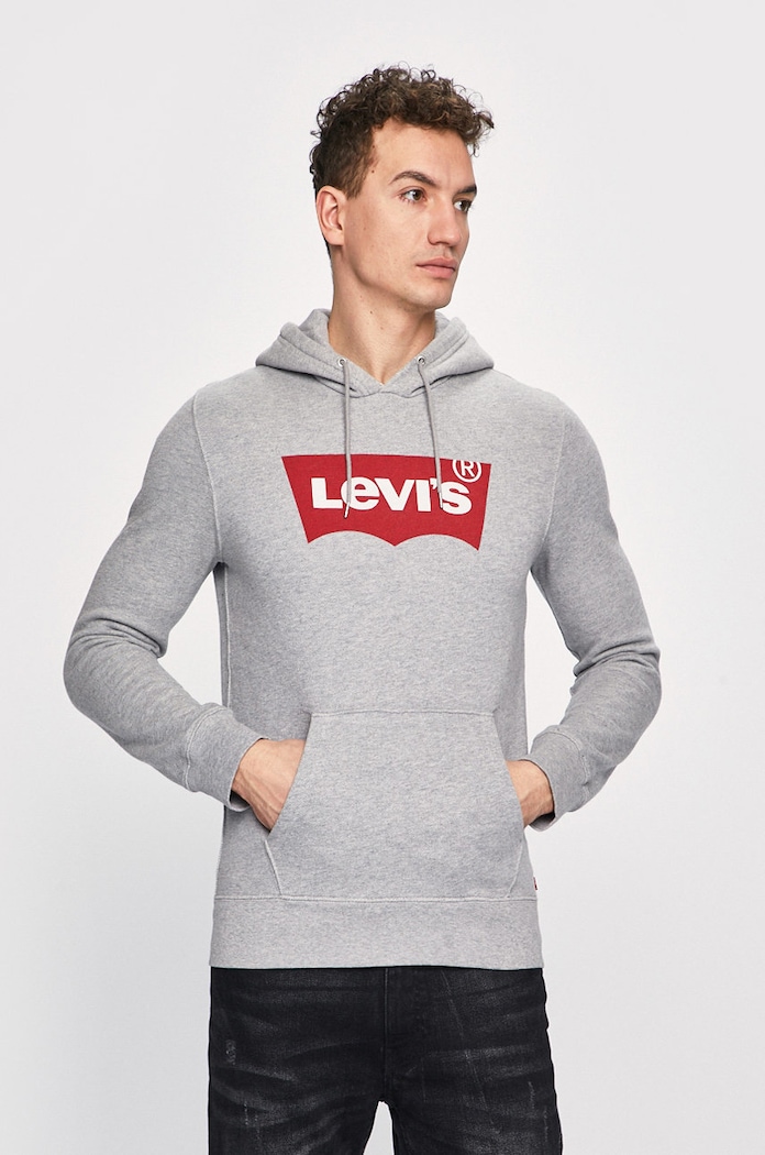 Levi's - Bluza z kapturem szary 19491.0037