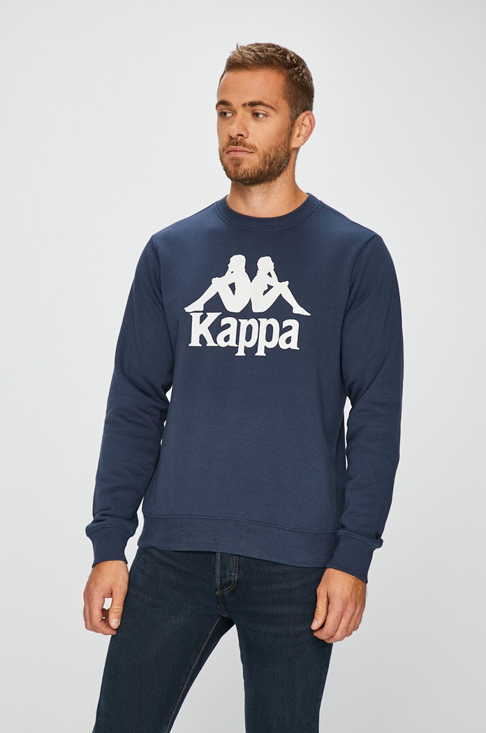 Kappa - Μπλούζα Sertum χωρίς κουκούλα σκούρο μπλε 703797