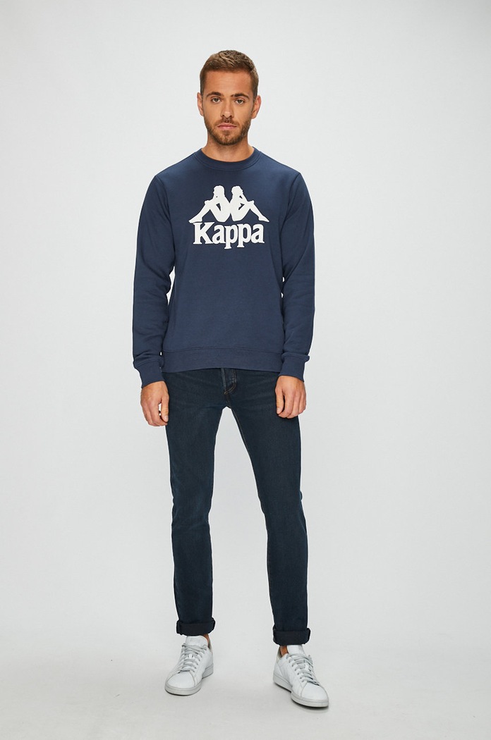 Kappa - Μπλούζα Sertum 703797 σκούρο μπλε AW20
