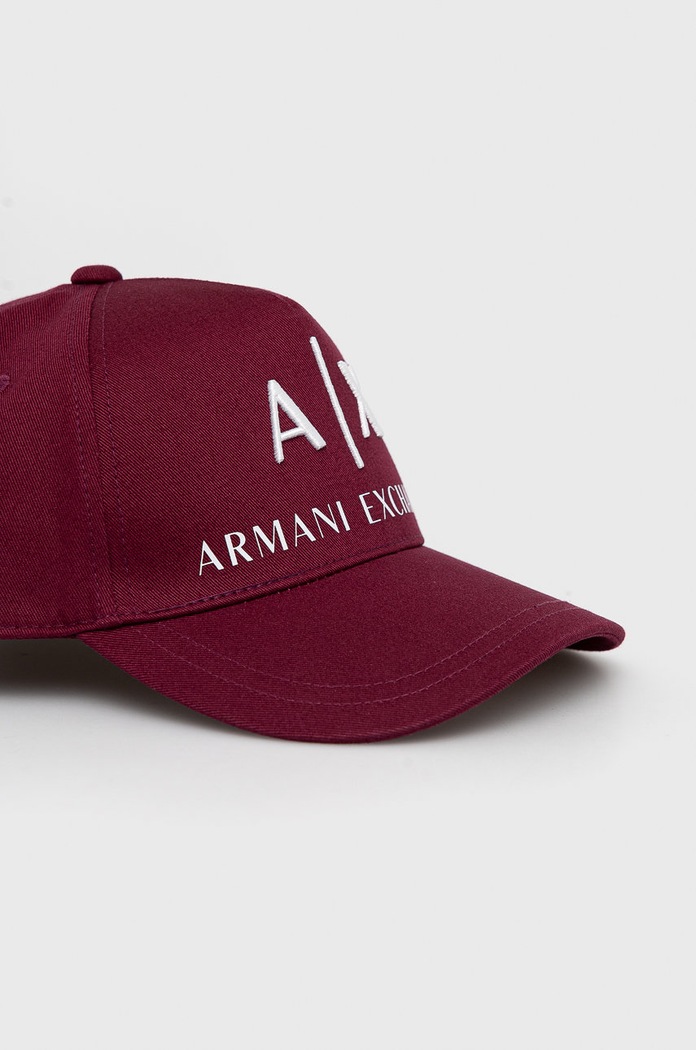 Akcesoria Armani Exchange czapka 954039.CC513 bordowy