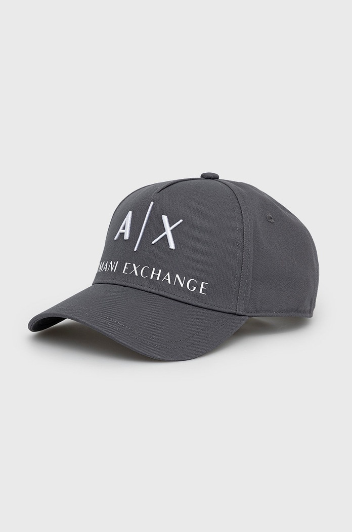 Armani Exchange sapka aplikációval szürke 954039.CC513
