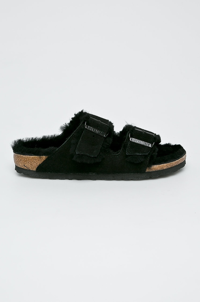 Birkenstock - Kućne papuče Arizona Fur crna 752663