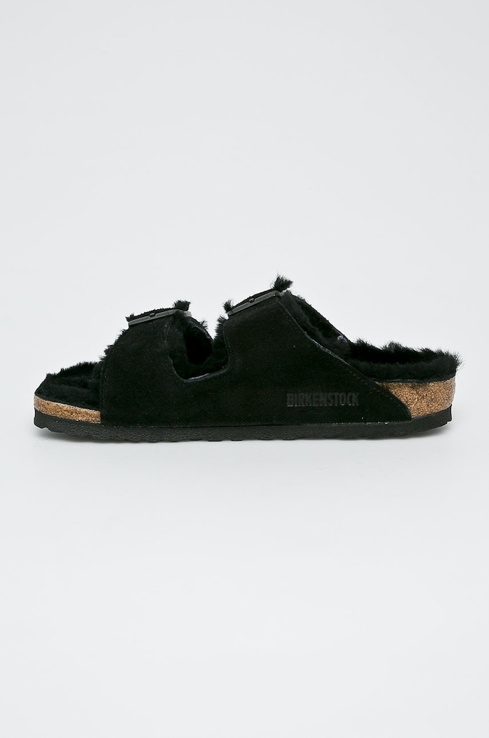 Obuća Birkenstock - Kućne papuče Arizona Fur 752663 crna