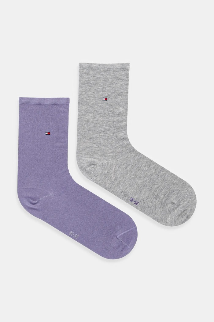 Tommy Hilfiger skarpetki 2-pack skarpetki długie fioletowy 371221.