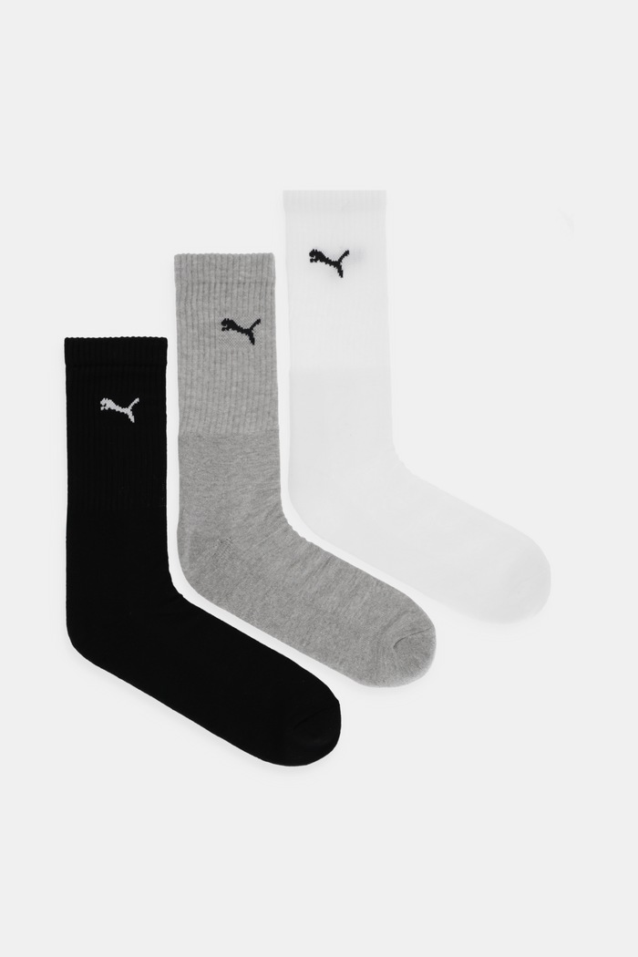 Ponožky Puma (3-pack) dlouhé ponožky šedá 880355