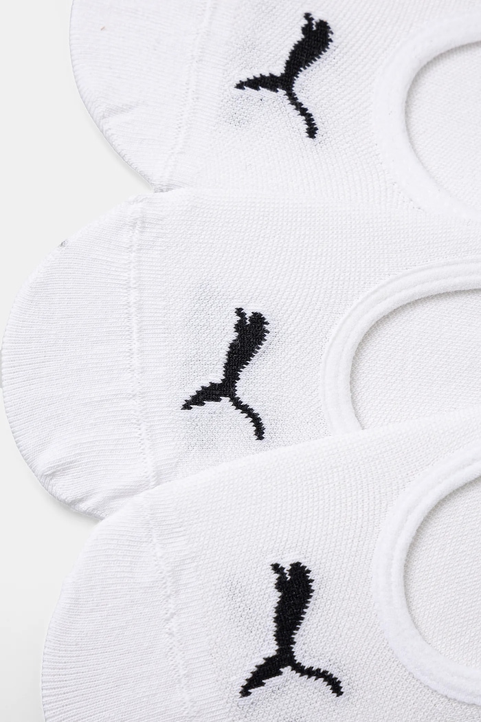 Puma - Čarape (3-pack) Footie 906930.M bijela SS26