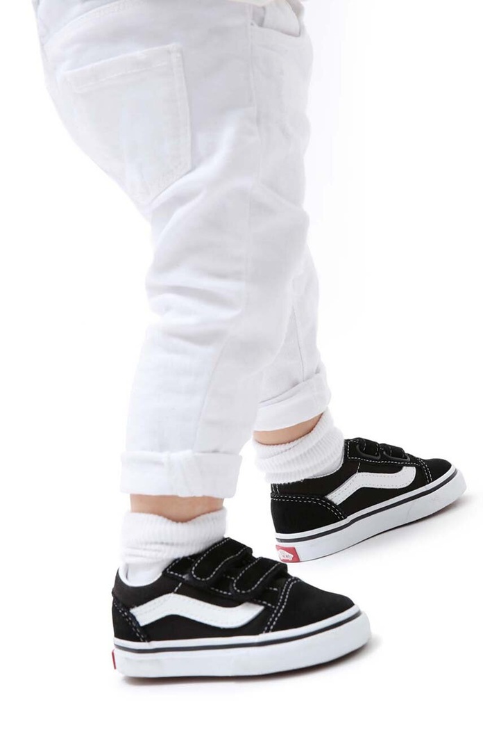 Vans - Dječje tenisice Old Skool V tekstil crna VN000D3YBLK1