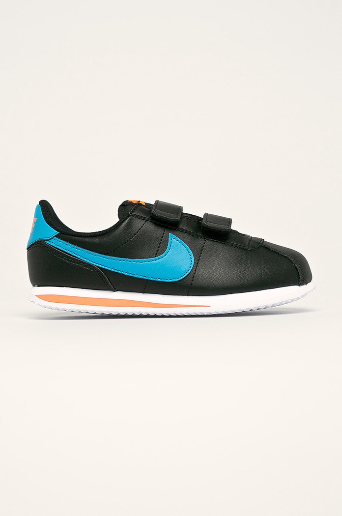 Nike Kids - Detské topánky 904767 imitácia kože čierna 904767