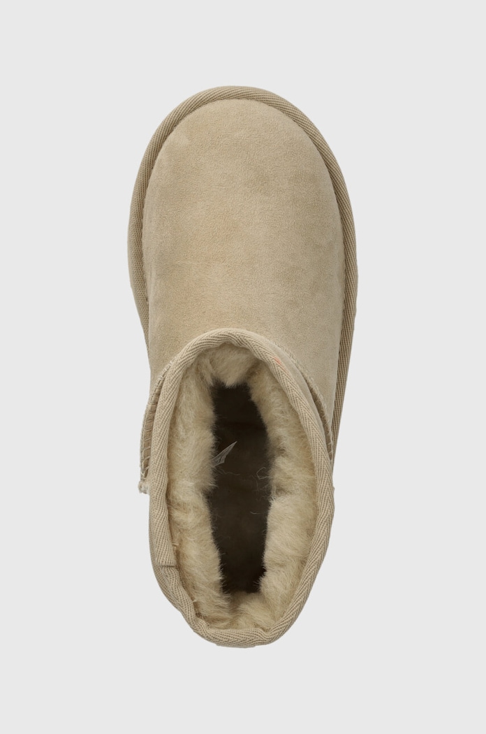 Дитячі замшеві чоботи UGG Classic Mini II бежевий 1017715K