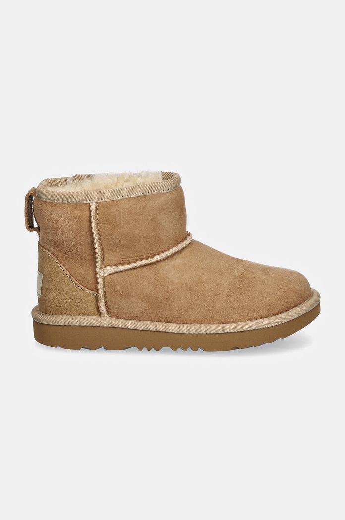 Dětské semišové sněhule UGG Classic Mini II 1017715K béžová AW25