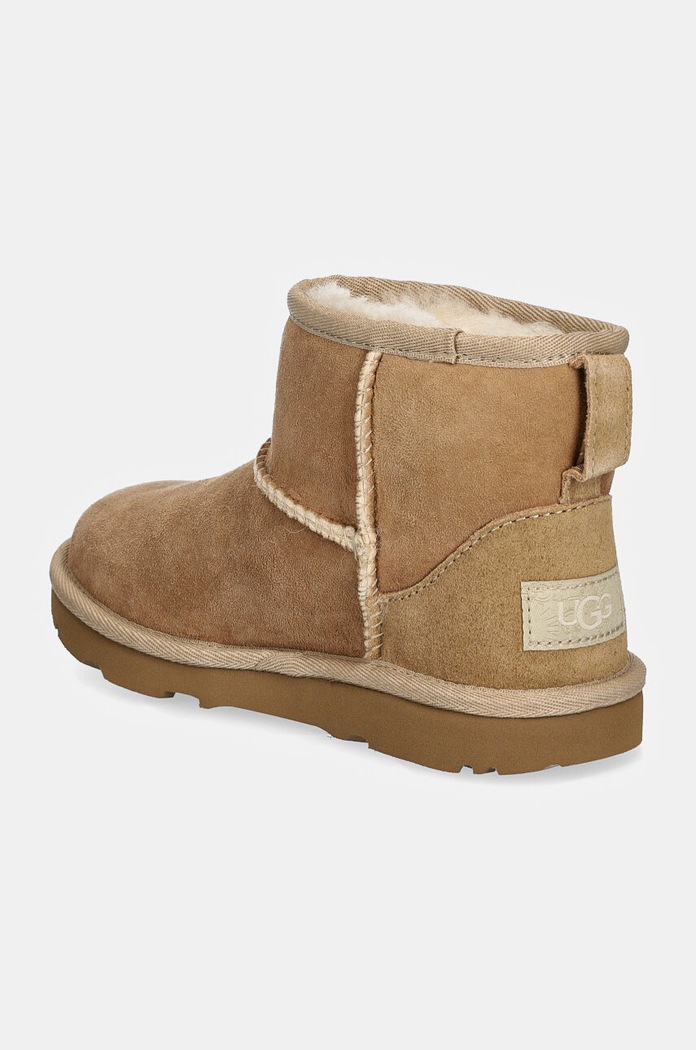 CHLAPEC Dětské semišové sněhule UGG Classic Mini II 1017715K béžová