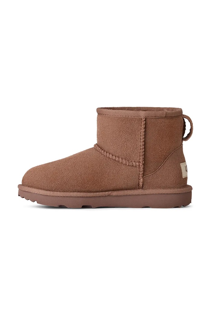 Cizme de zapada din piele întoarsă Classic Mini II UGG 1017715K maro