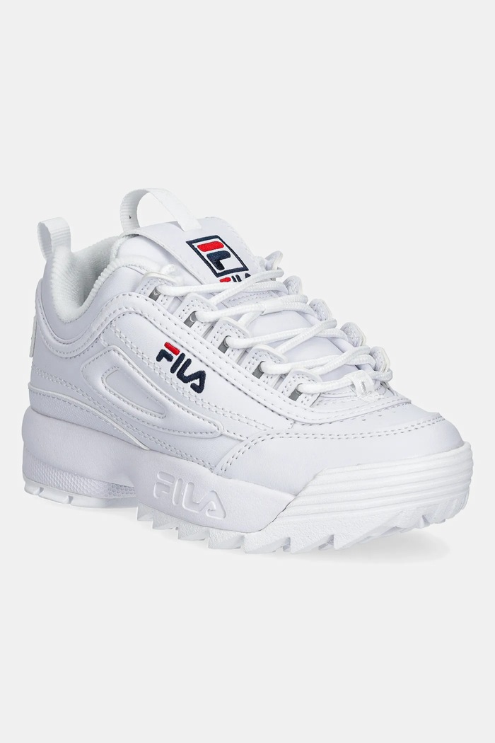 Fila - Детски обувки Disruptor изкуствен бял 1010567