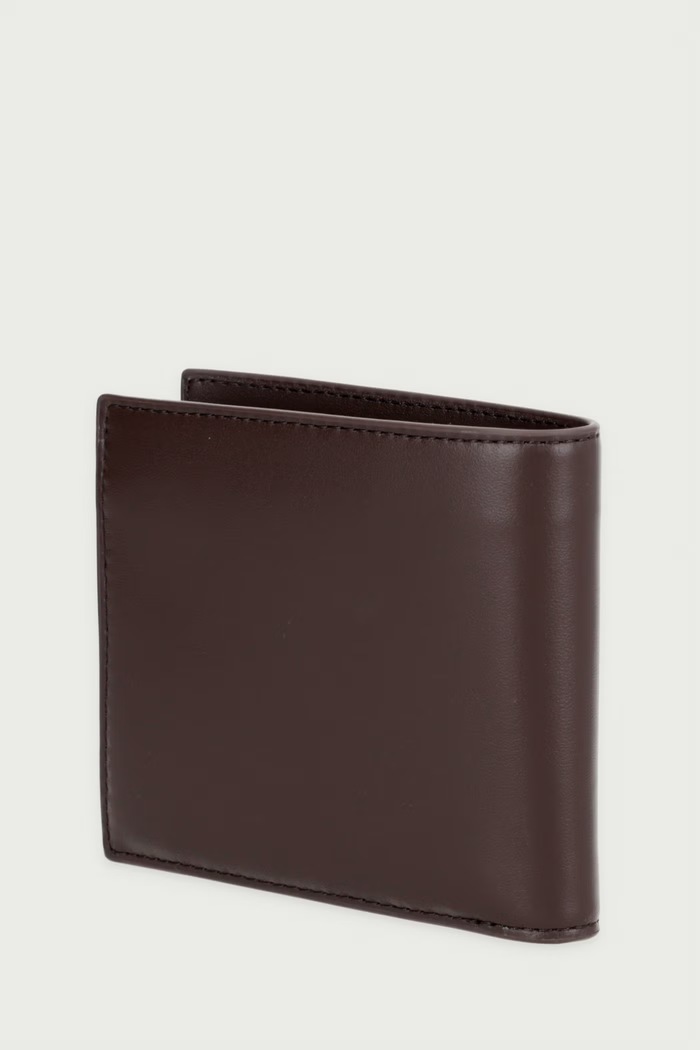 Lacoste Portfel męski skórzany NH1112FG brązowy SS26