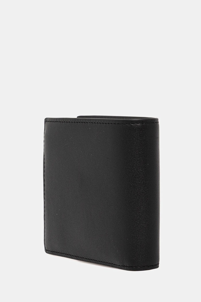 Lacoste - Δερμάτινο πορτοφόλι NH2505FG μαύρο SS26