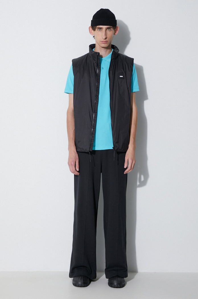 Bavlnené polo tričko Fila 682394 modrá AW19