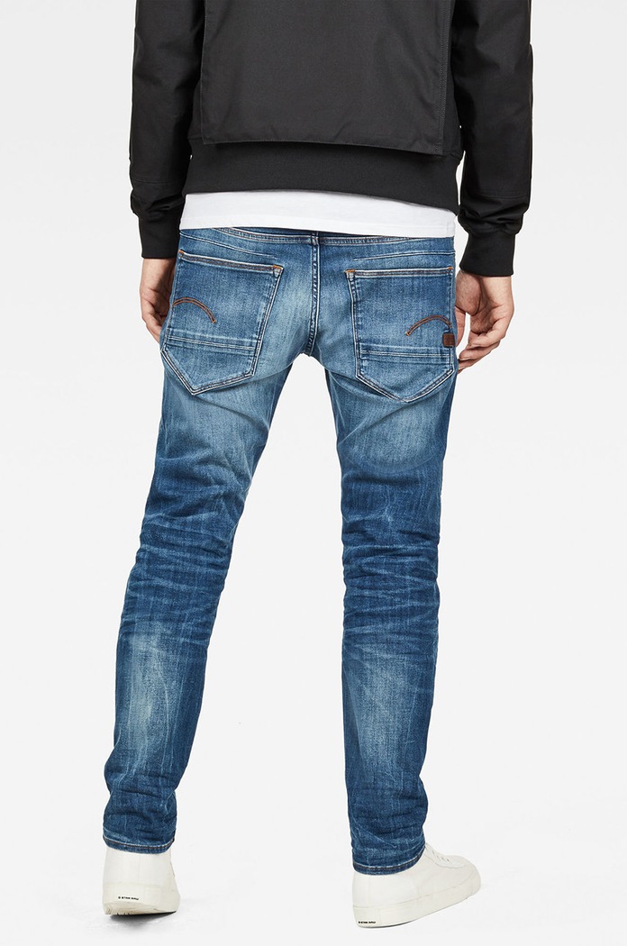 G-Star jeansy D-Staq 5-pkt Slim D06761.8968 granatowy AA00