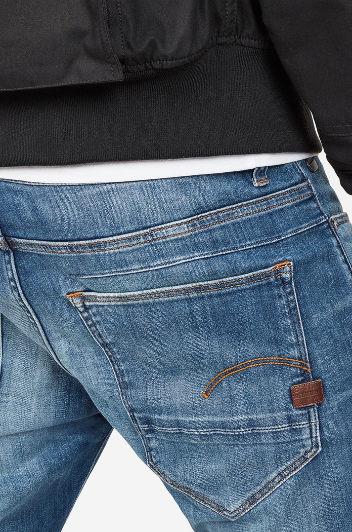 Odzież G-Star jeansy D-Staq 5-pkt Slim D06761.8968 granatowy
