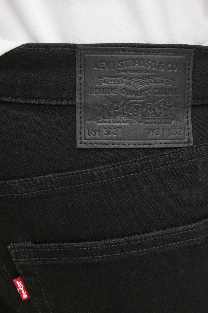 Levi's - Дънки 502™ TAPER черен 29507.0031