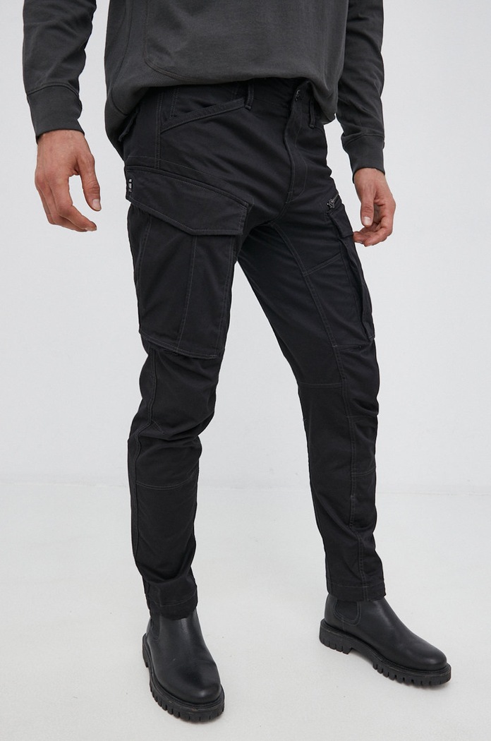 G-Star джинсы tapered для мужчин Rovic Zip 3D Regular Tapered чёрный D02190.5126