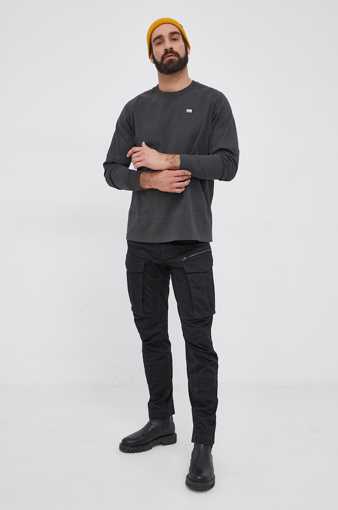 G-Star джинсы tapered для мужчин Rovic Zip 3D Regular Tapered D02190.5126 чёрный AA00