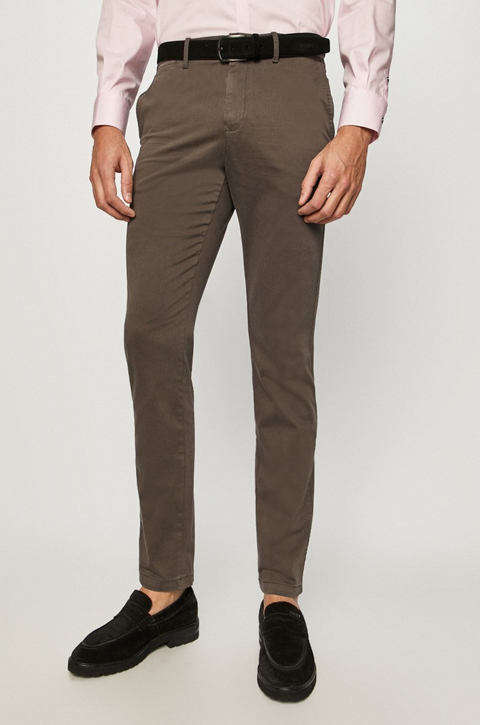 Tommy Hilfiger - Nohavice chinos sivá MW0MW08644