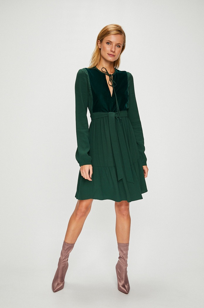 Pinko - Šaty 1G13FM.7063 zelená AW18