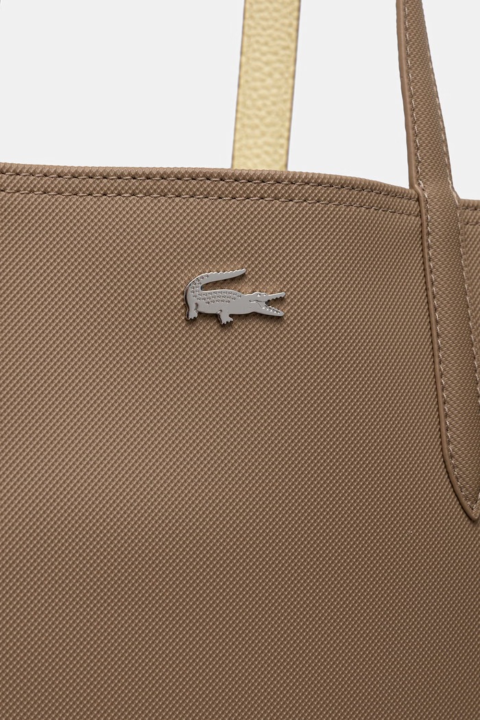 Lacoste torebka dwustronna damska beżowy NF2142AA