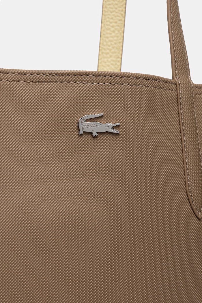 Lacoste torebka dwustronna damska beżowy NF2142AA
