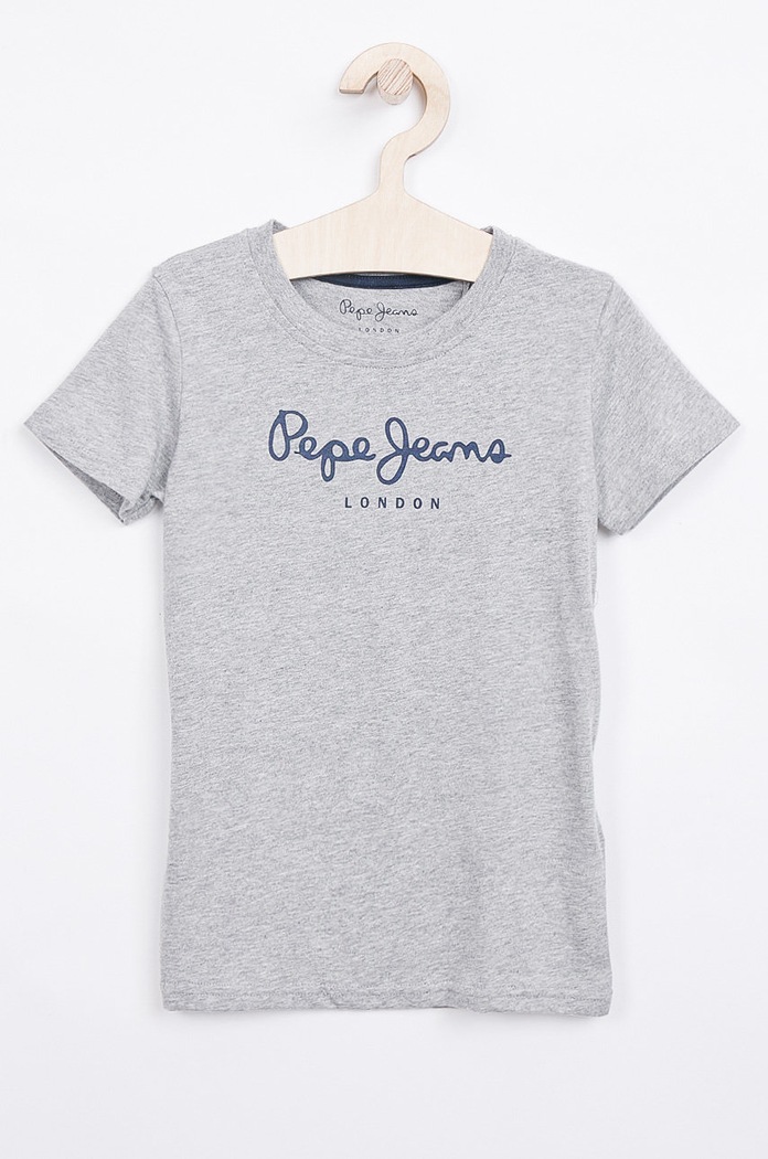 Pepe Jeans - Detské tričko art 92-180 cm bavlna sivá PB501228..