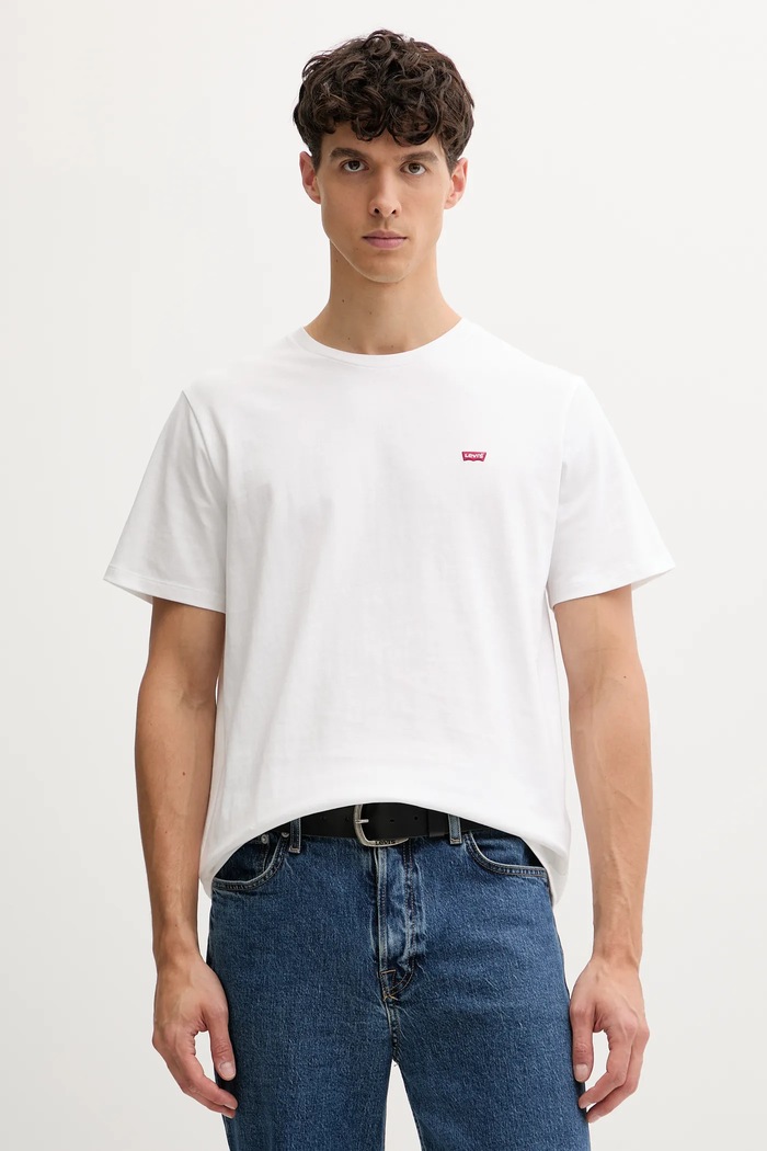 Levi's - T-shirt sima fehér 56605.0000