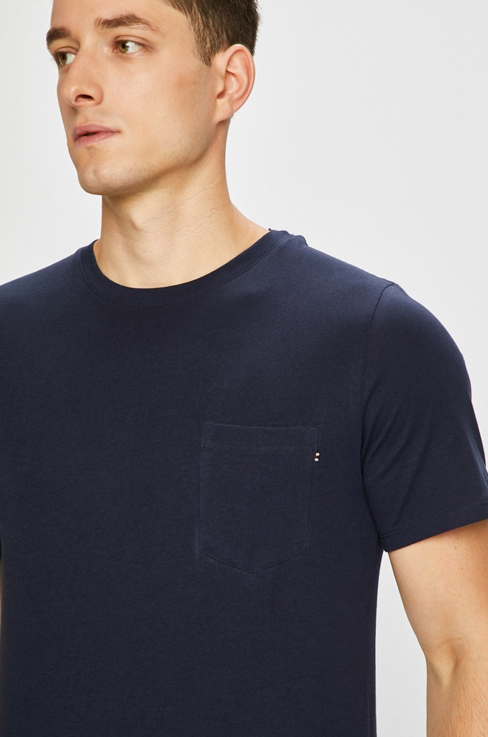 Jack & Jones - Pánske tričko tmavomodrá 12136714