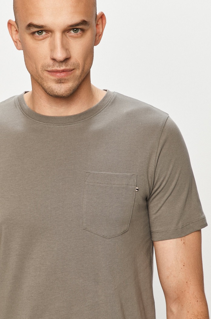 Jack & Jones - Tričko jednofarebný sivá 12136714