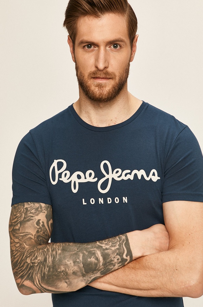 Pánske tričko Pepe Jeans PM501594... tmavomodrá