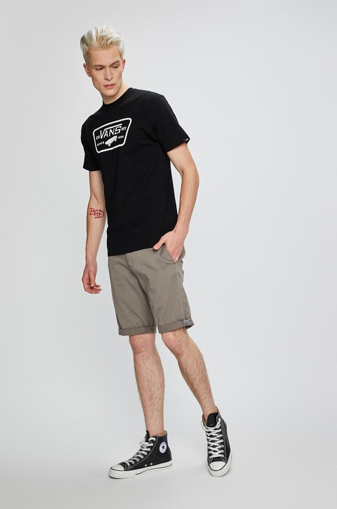 Vans - T-shirt nyomtatásos fekete V00QN8Y28