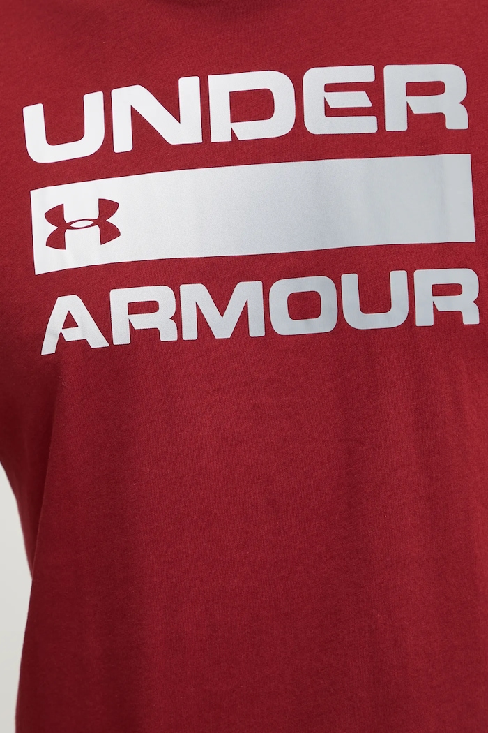 Under Armour tričko pánske TEAM ISSUE WORDMARK 1329582 burgundské