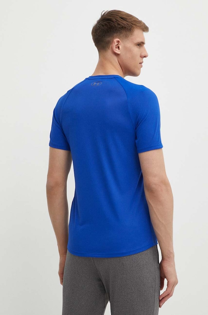 Ρούχα Under Armour t-shirt γυμναστικής Ανδρικό Tech SS Tee 2.0 1326413 μωβ