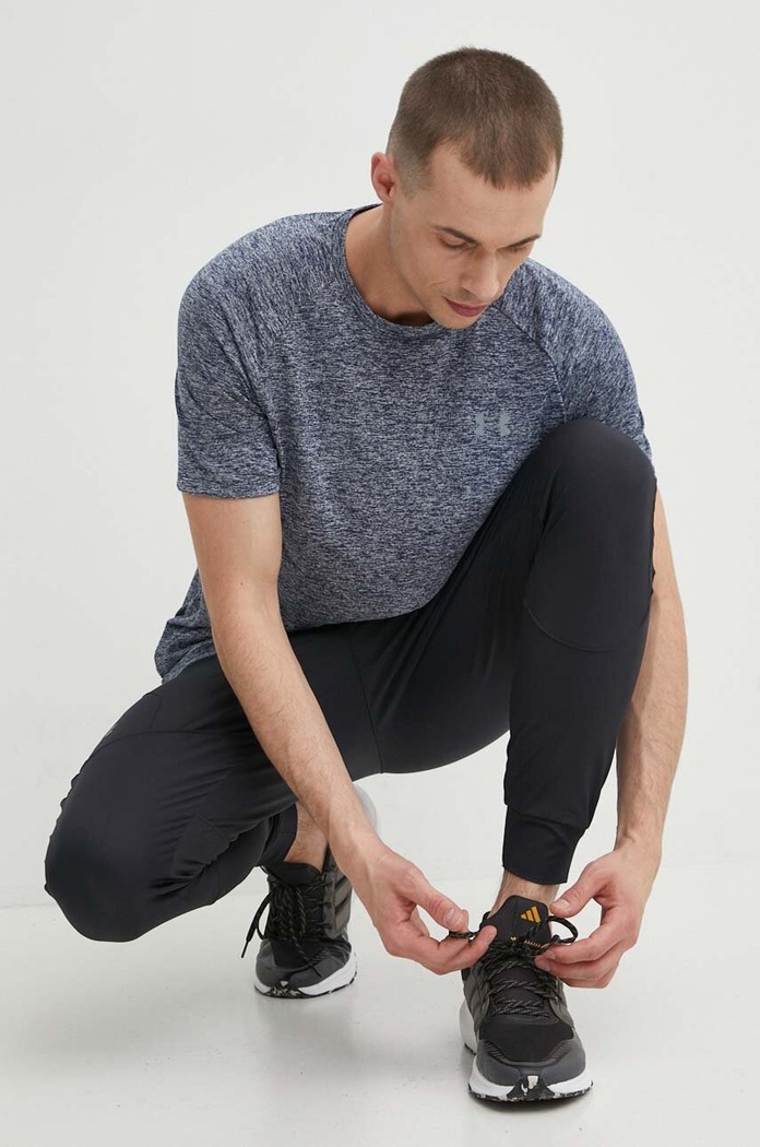 Under Armour tréningové tričko pánske Tech SS Tee 2.0 1326413 sivá