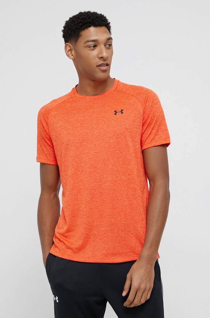 Under Armour t-shirt treningowy męski Tech SS Tee 2.0 1326413 pomarańczowy SS26