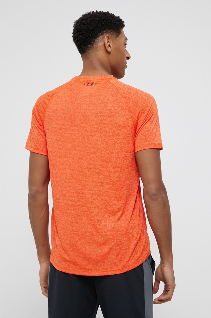Odzież Under Armour t-shirt treningowy męski Tech SS Tee 2.0 1326413 pomarańczowy