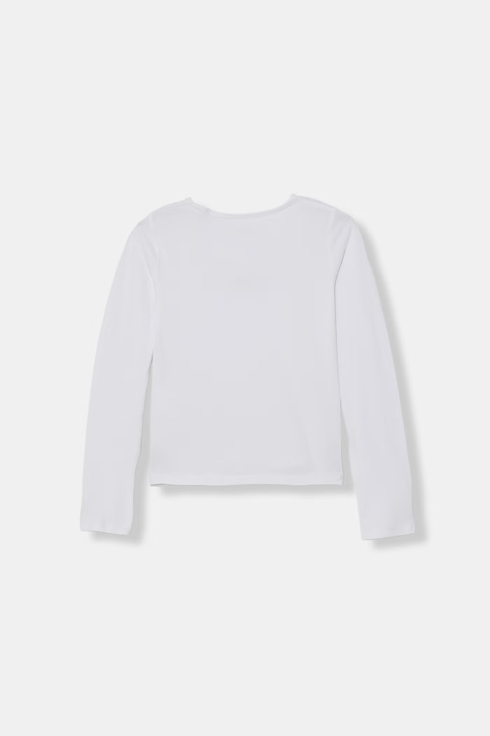Detské tričko s dlhým rukávom Pepe Jeans Hana PG501364 biela AW24